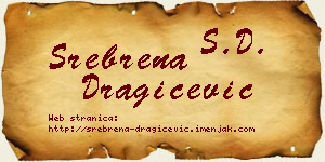 Srebrena Dragičević vizit kartica
